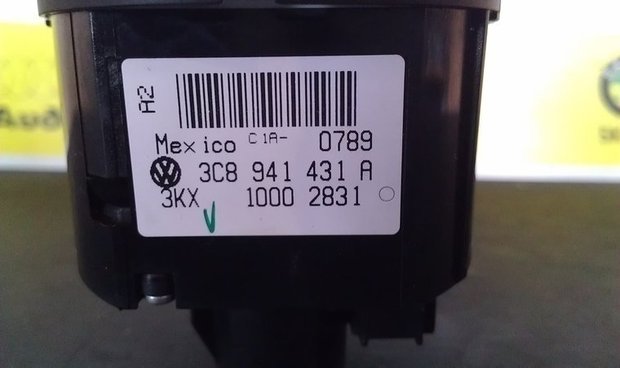 Lichtschakelaar Vw golf jetta Passat T5 gp 3C8941431A