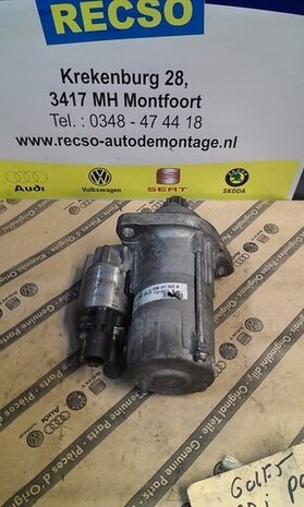 Startmotor Starter 02M911023N VW Audi Seat