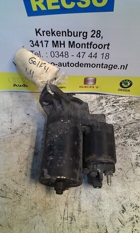 Startmotor starter Golf 4 2001 1.4 benzine