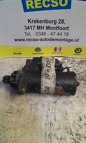 Startmotor starter Golf 4 2001 1.9 tdi  85 kw 115pk