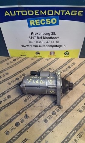 Startmotor starter VAG Golf 02Z911024L CRK DCZ 1.6 TDI VAK 3/2