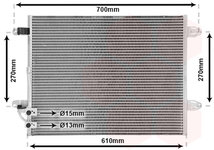 VW Passat AIRCO CONDENSOR 3C0820411G 3C0820411J nieuw