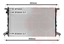 Audi A4 8W Radiateur 8W0121251K 8W0121251J Audi A4 8W Radiateur 8W0121251K 8W0121251J