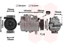T5 Transporter 2.0 tdi Aircopomp nieuw 7E0820803A 7E0820803G