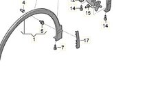 VW Tiguan 5NA R Line afdekking voor spatscherm Rechts 5NA854960
