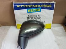 Touareg buitenspiegel inklapbaar Links Bruin met LB8R