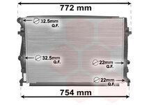 Geschikt voor Golf 7 Radiateur 1.2 TSi 