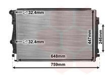 Geschikt voor Golf 7 Radiateur 1.4 TSi 