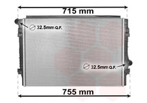 Geschikt voor Golf 7 Radiateur 1.8 2.0 TSi 