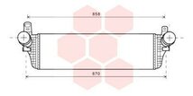 Geschikt voor t5 transporter intercooler 2.0 TDI biturbo 