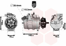 Geschikt voor  Aircopomp T5 Transporter 2,5 TDI 7H0