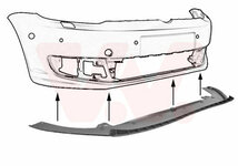 Geschikt voor Caddy Touran voorbumper Spoiler 10 >15