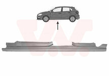 Geschikt voor Snijdeel Polo 6R 6C Dorpel Links
