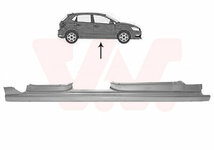 Snijdeel Geschikt voor Polo 6R 6C Dorpel Rechts