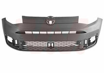 Geschikt voor Caddy 5 2020+ voorbumper bumper kunststof zwart