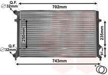 Geschikt voor Radiateur 2.0 tsi 