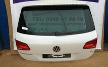 Touareg 7P klep achterklep met spoiler wit LOK1