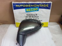 VW Touareg buitenspiegel inklapbaar Links Bruin met LB8R VW Touareg buitenspiegel inklapbaar Links Bruin met LB8R