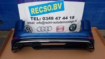 Achterbumper Touran R Line 5T 6X PDC Blauw LD5J