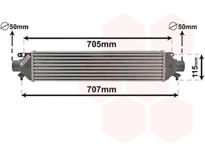 Fiat Punto intercooler 51896964 0.9 2012+ 