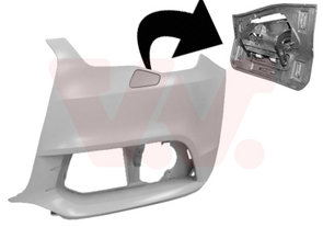 Audi A1 8X Voorbumper Links Hoek kls 8X0807065A