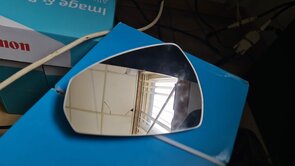 Audi A3  buitenspiegel glas links orgineel 8V0857535E