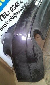 achterbumper A5 2010 bumper donkergrijs krasjes