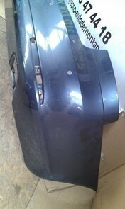 achterbumper Octavia bumper grijs krasjes deukje