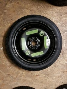 A4 A5 reservewiel thuiskomer 8K0601027D 19 inch