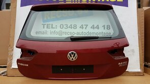 Tiguan 2016 Achterklep koffer klep ruby red LA3Q