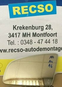 A3 A4 A4Q A6 A6Q buitenspiegel glas links la19/3