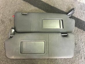 A3 8P zonneklep set zwart 8p0857551 8p0857552