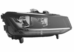 Geschikt voor Q2 Koplamp Rechts Valeo