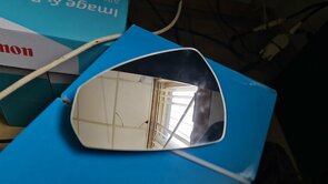 A3 buitenspiegel glas links orgineel 8V0857535E