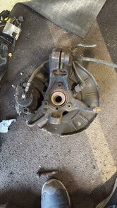 Polo 6R/6C A1 Wielophanging Fusee Veerpoot Rechts