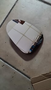  Leon 2005 2012 spiegelglas links 6J0857521K