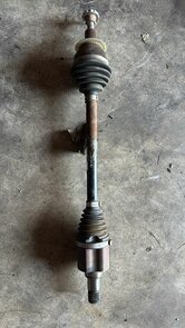 Polo 2G aandrijfas rechts 2Q0407271BJ