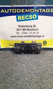 Kachel bedieningspaneel airco clima verwarming leon 5P0907044M